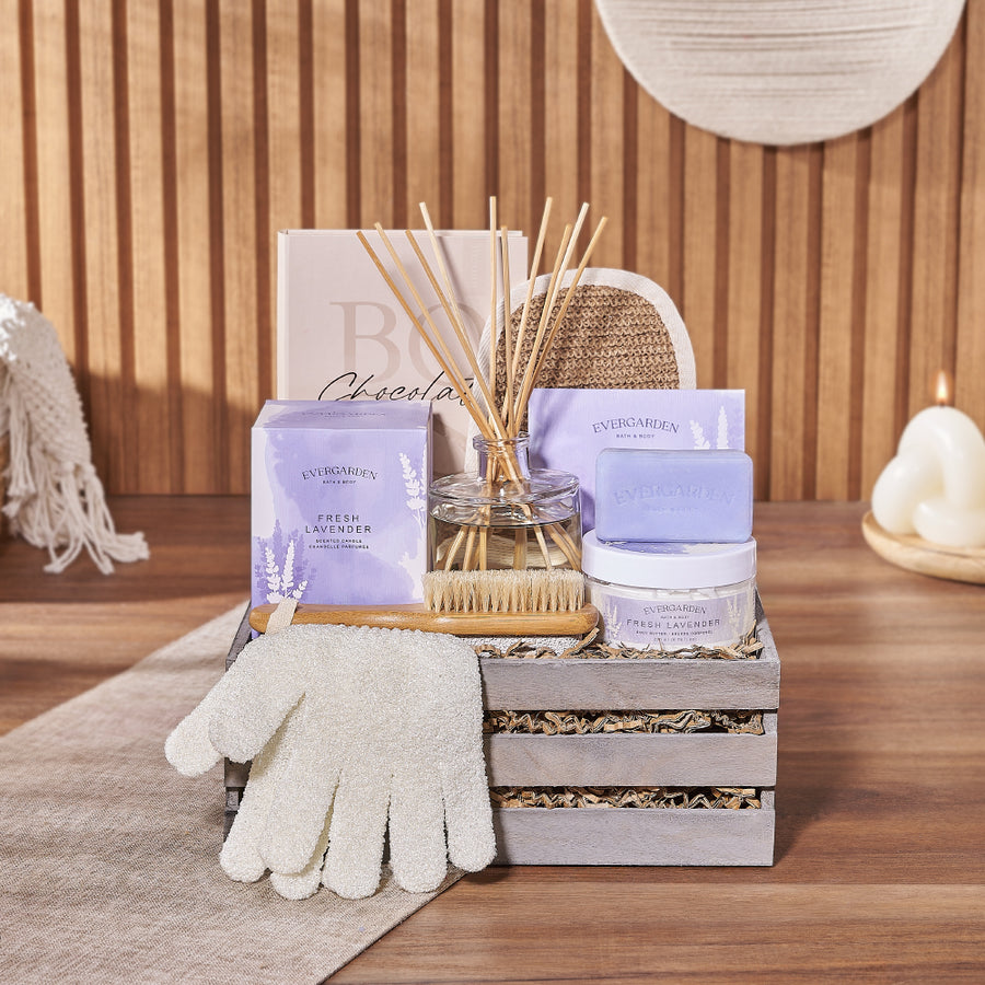 Radiant & Lavish Spa Gift Set - Spa gift basket - Montreal delivery