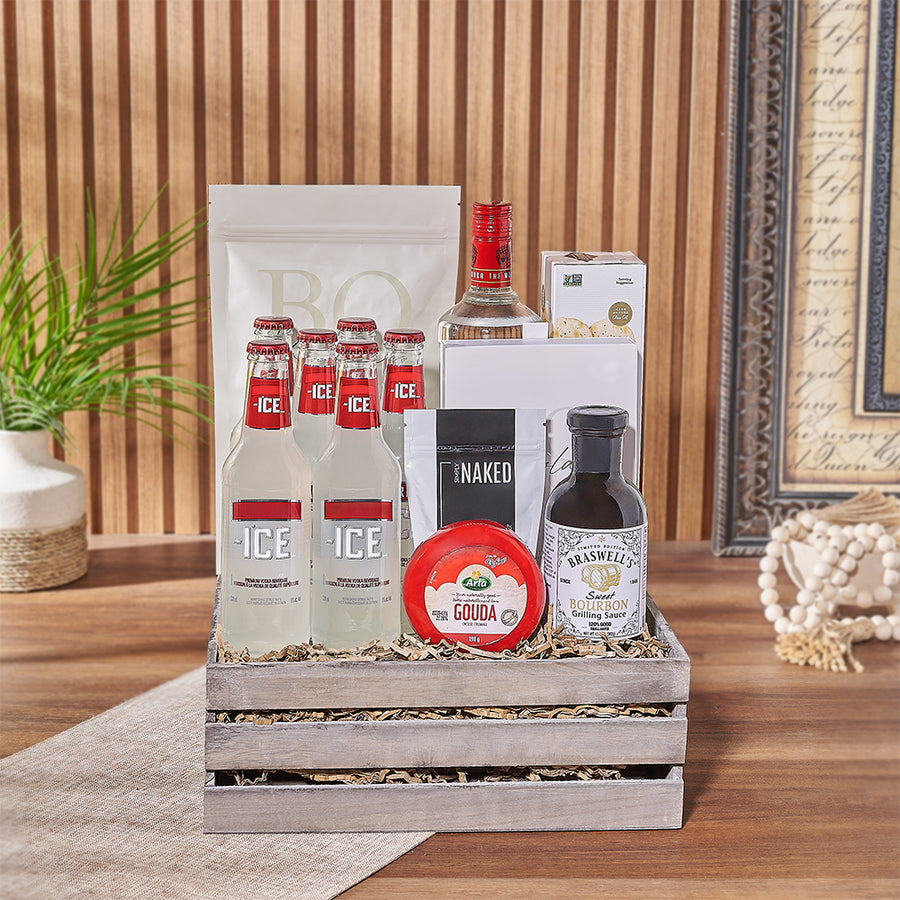Elevate your party with our Chocolate & Cheese Celebration Gift Set, Montreal delivery