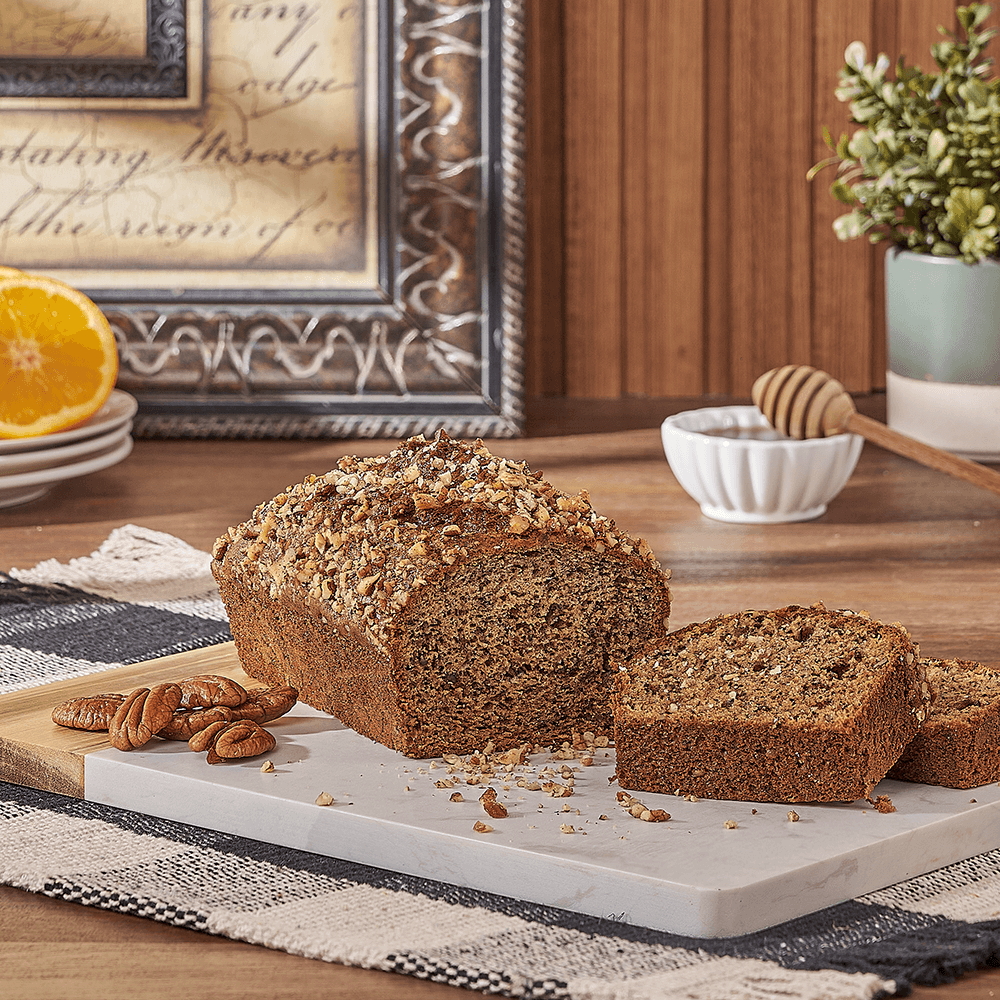 Cinnamon Sugar Swirl Bread Loaf – how the gift is presented
