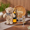 Cheers Cookie & Champagne Gift Set, champagne gift, champagne, cookie gift, cookie, sparkling wine gift, sparkling wine, Montreal delivery