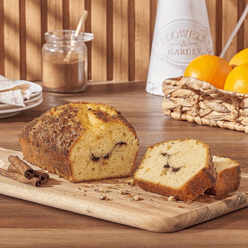 Cinnamon Sugar Swirl Loaf – how the gift is presented