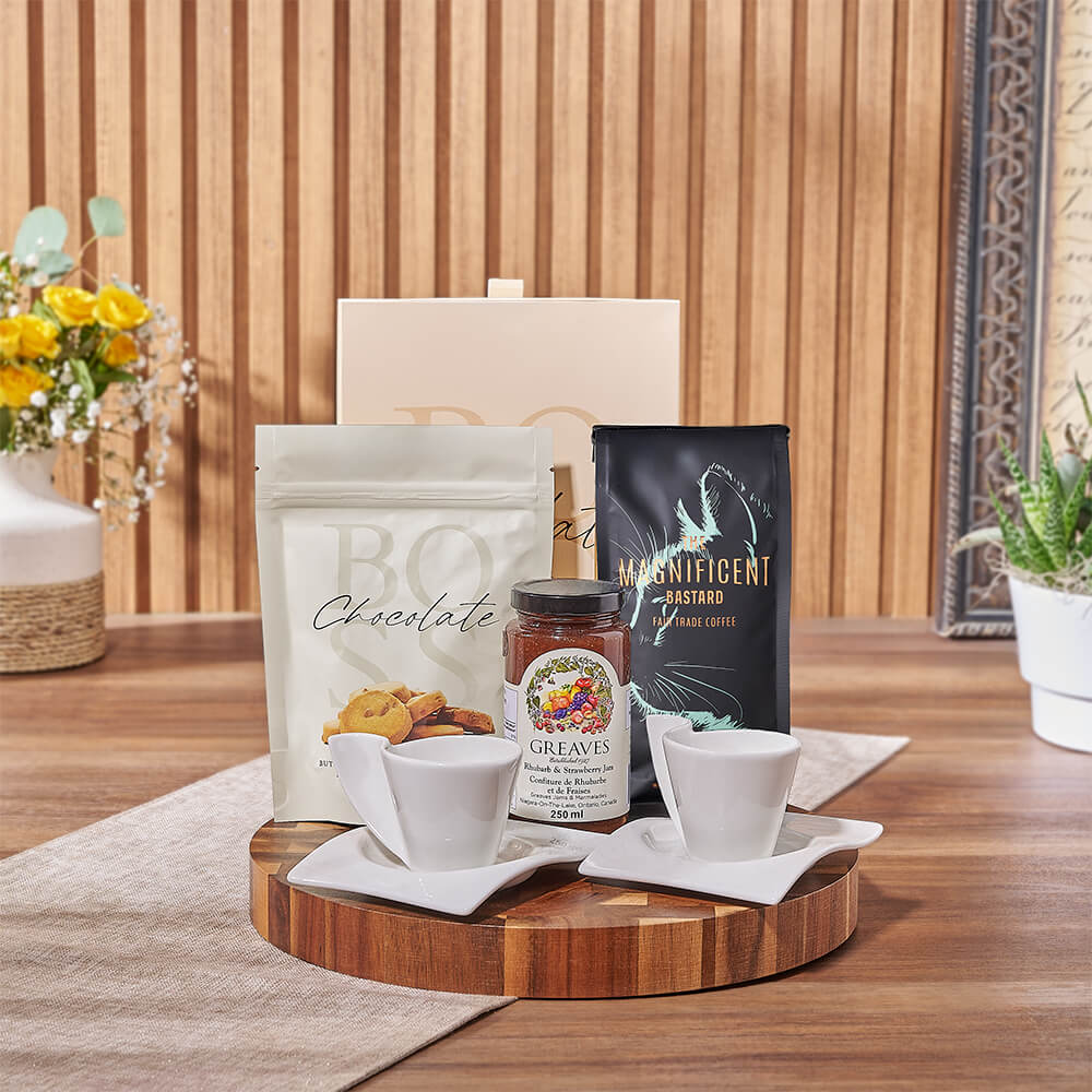 Coffee & Chocolate Delight Gift Set, coffee gift, coffee, chocolate gift, chocolate, cookie gift, cookie, Montreal delivery Coffee & Chocolate Delight Gift Set, coffee gift, coffee, chocolate gift, chocolate, cookie gift, cookie, Montreal delivery