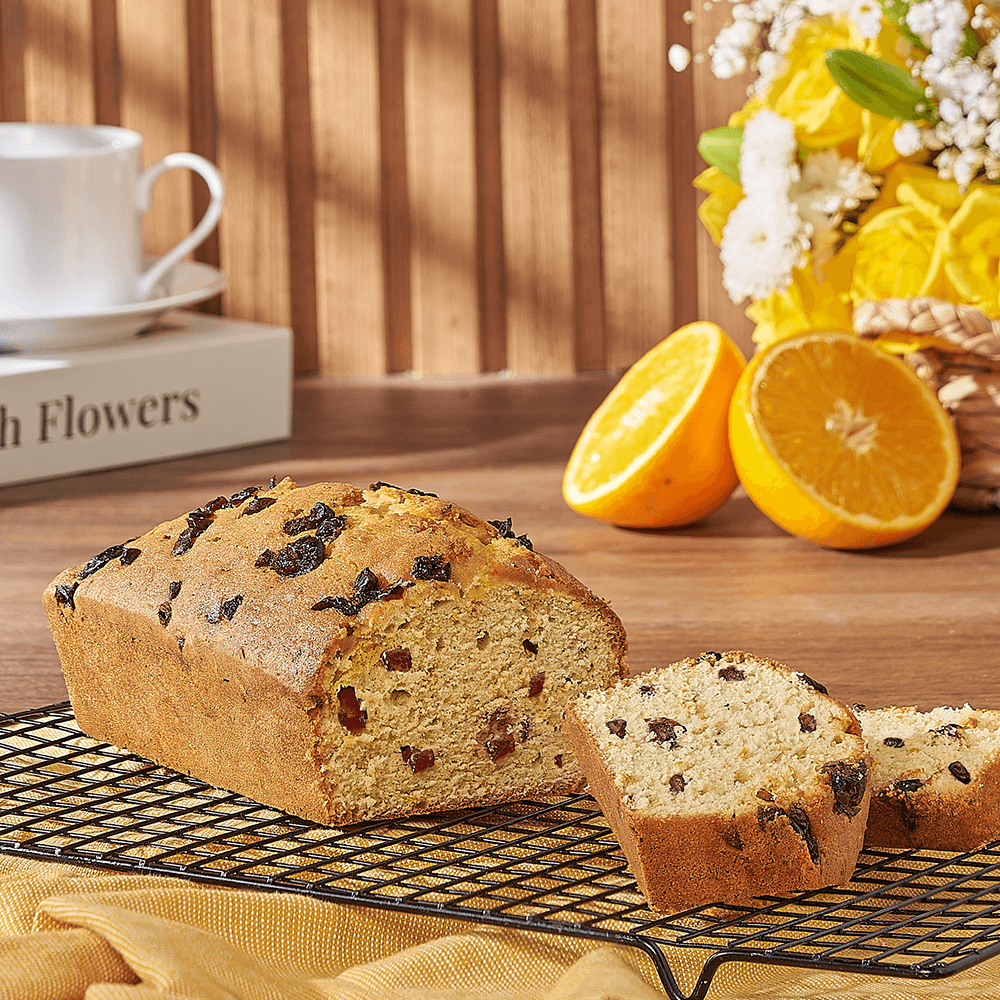 Artisan Cranberry Orange Bread Loaf – how the gift is presented