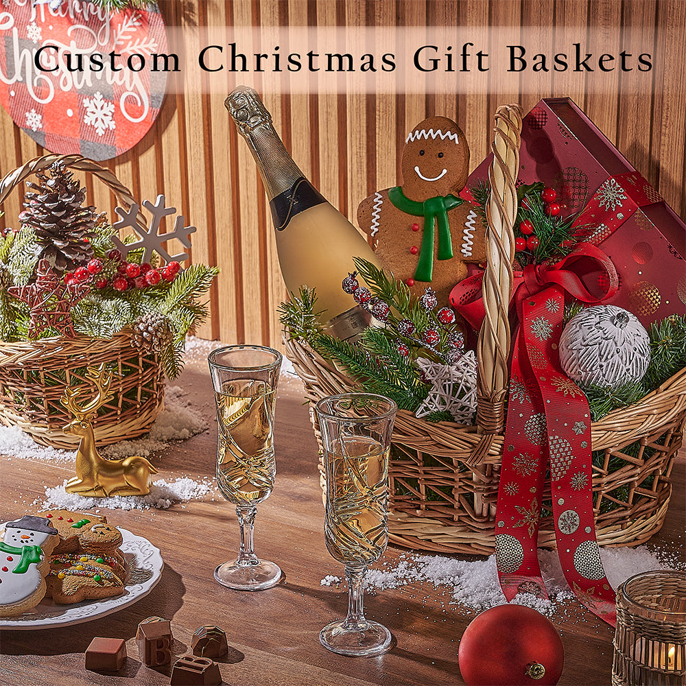 Custom Christmas Gift Baskets- Montreal Basket - Montreal Basket Delivery Custom Christmas Gift Baskets- Montreal Basket - Montreal Basket Delivery