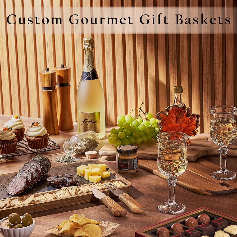 Custom Gourmet Gift Baskets from Montreal Baskets - Gourmet Gift Basket - Montreal Delivery Custom Gourmet Gift Baskets from Montreal Baskets - Gourmet Gift Basket - Montreal Delivery