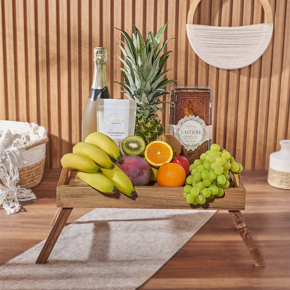 Gourmet Breakfast Platter Gift Basket, fruit gift, fruit, champagne gift, champagne, sparkling wine gift, sparkling wine, Montreal delivery Gourmet Breakfast Platter Gift Basket, fruit gift, fruit, champagne gift, champagne, sparkling wine gift, sparkling wine, Montreal delivery