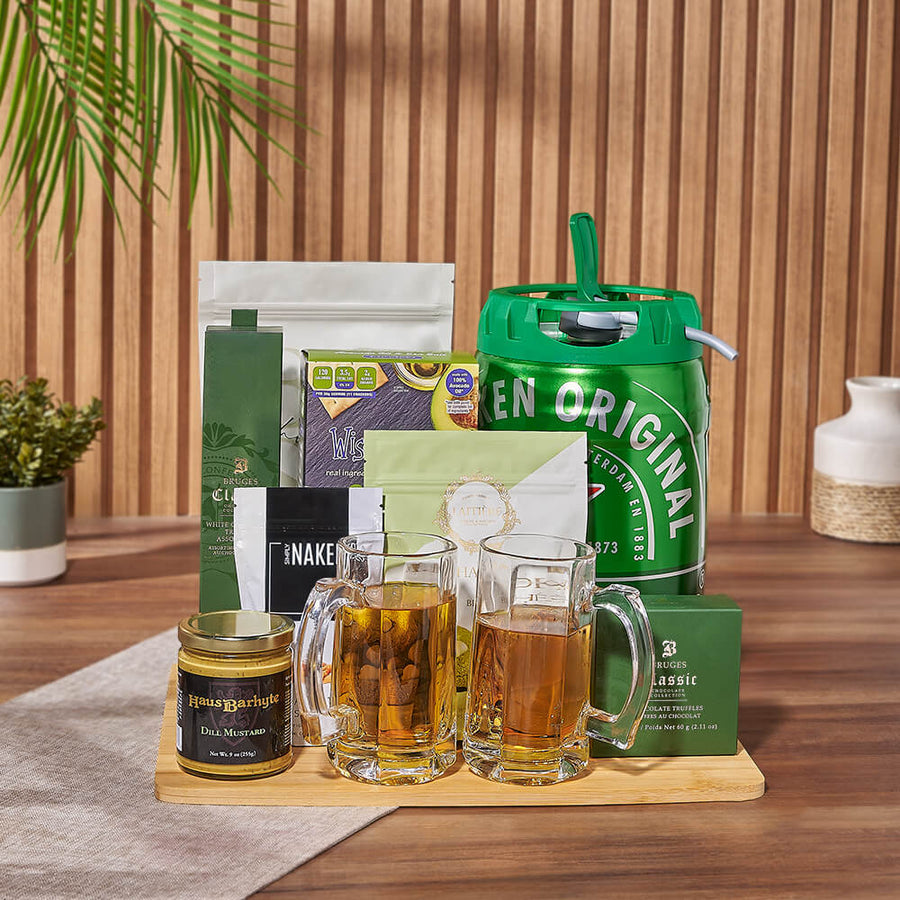 Guildwood Beer & Snacks Basket, beer gift, beer, snack gift, snack, Montreal delivery