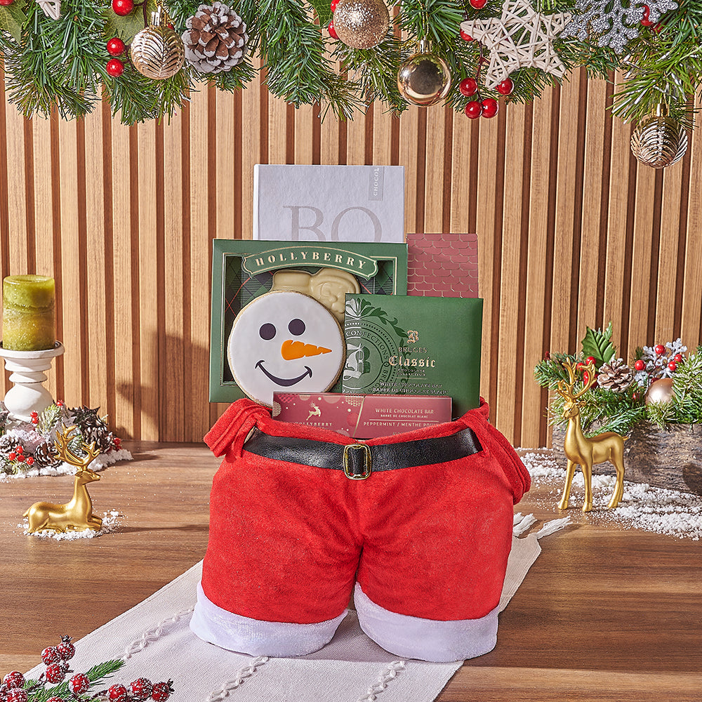 Snowman White Chocolate Gift Bag – how the gift is presented