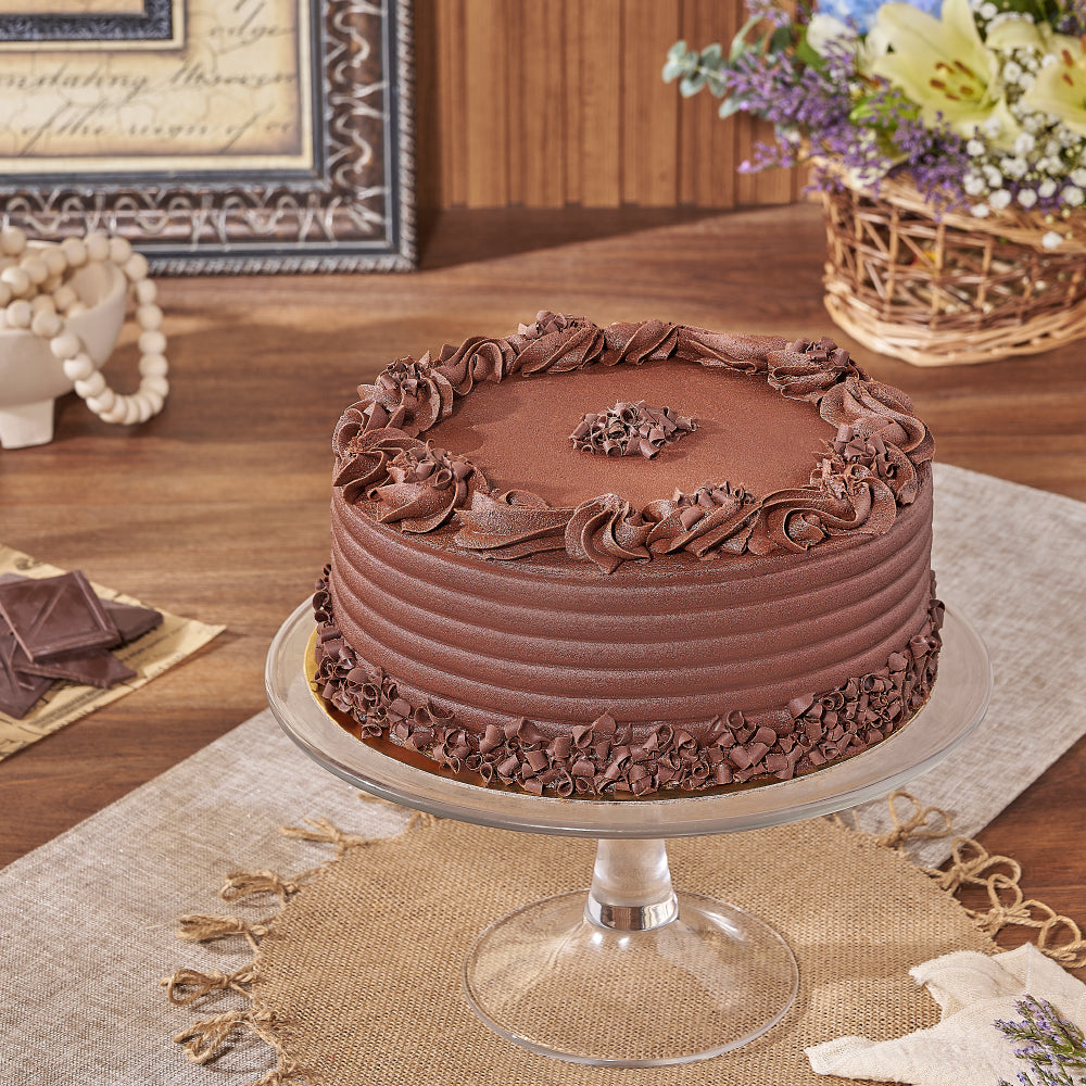Large Chocolate Cake – how the gift is presented