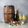 Brockton Champagne & Chocolate Dipped Strawberries Boat from Montreal Baskets - Wine Gift Set - Montreal Delivery.