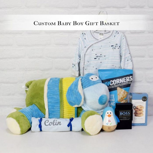 Custom Baby Boy Gift Basket Montreal Baskets Montreal Delivery