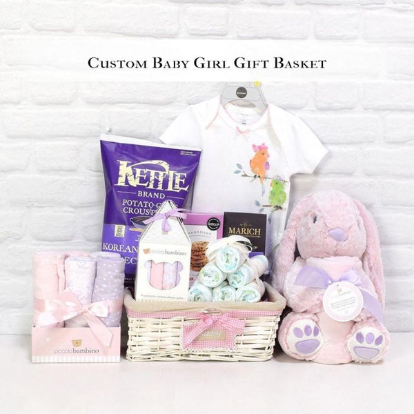 Custom Baby Girl Gift Basket Montreal Baskets Montreal Delivery