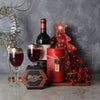 Holiday Wine & Cheese Gift Basket from Montreal Baskets - Montreal Delivery