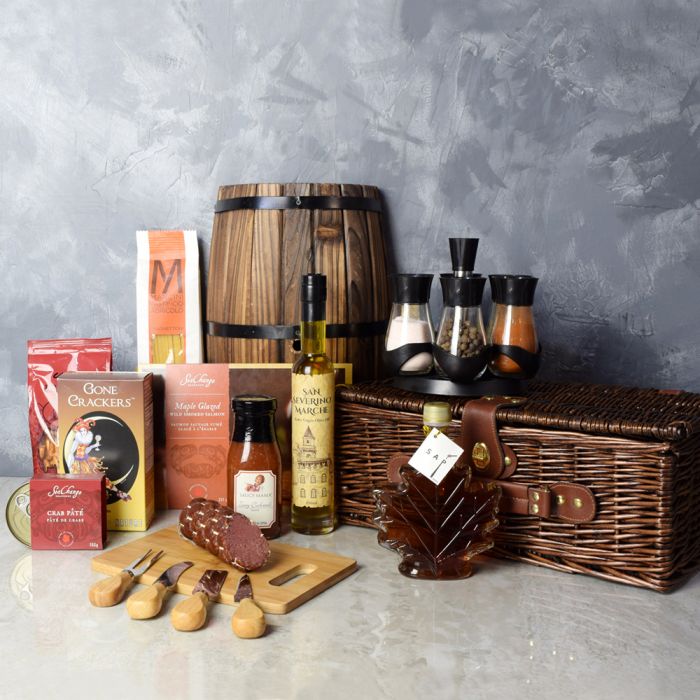 Mediterranean Feast Gourmet Gift Set from Montreal Baskets- Montreal Delivery Mediterranean Feast Gourmet Gift Set from Montreal Baskets- Montreal Delivery