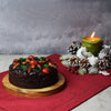 "Olde English Dark Fruitcake" Featuring candied and dried fruits, nuts, and spices and soaked in rum from Montreal Baskets - Montreal Delivery