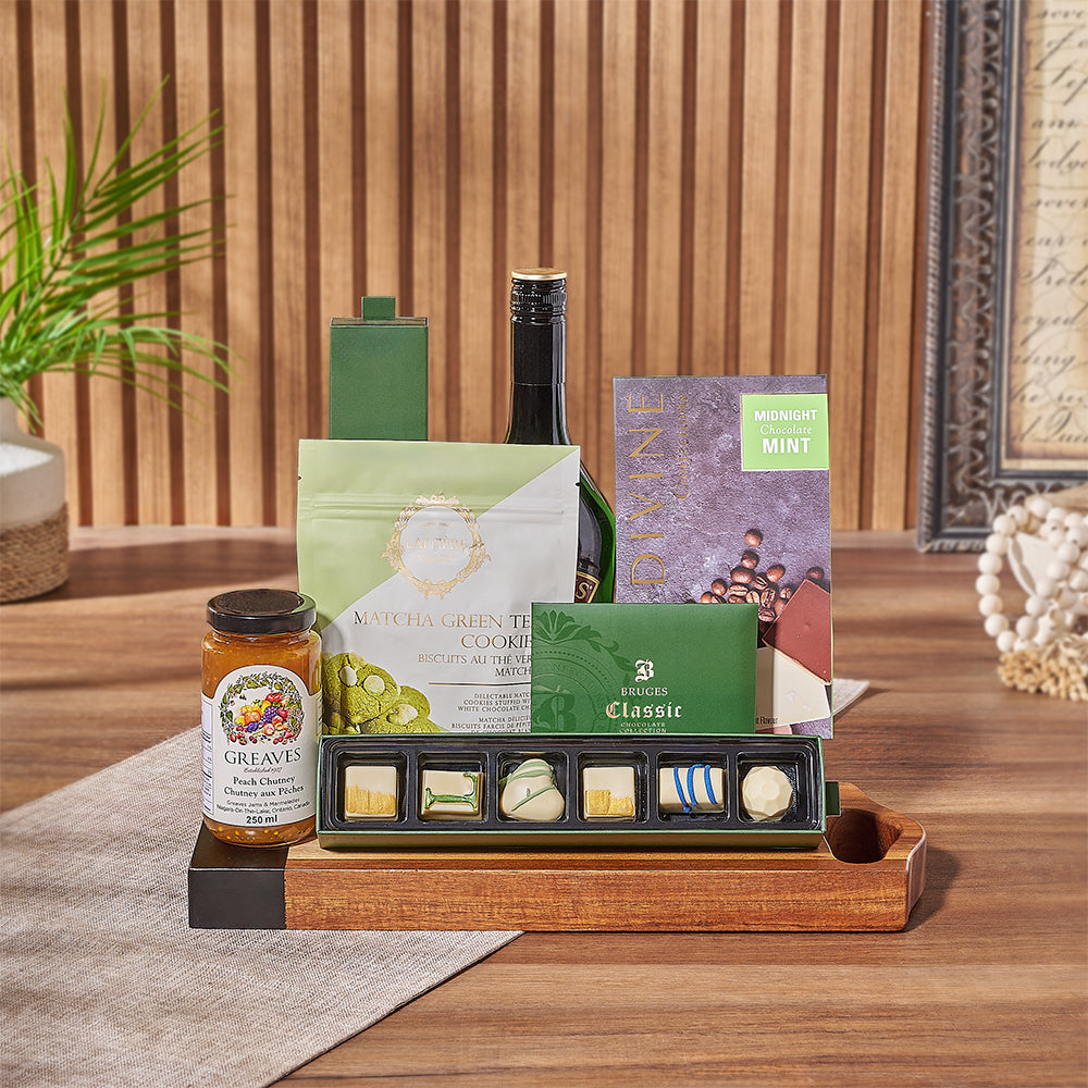 Brilliant Chocolate &  Liquor Basket for your loved ones - Montreal Baskets