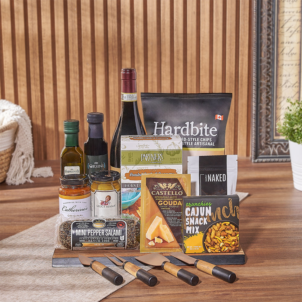 Authentic Delicatessen Gift Basket – how the gift is presented