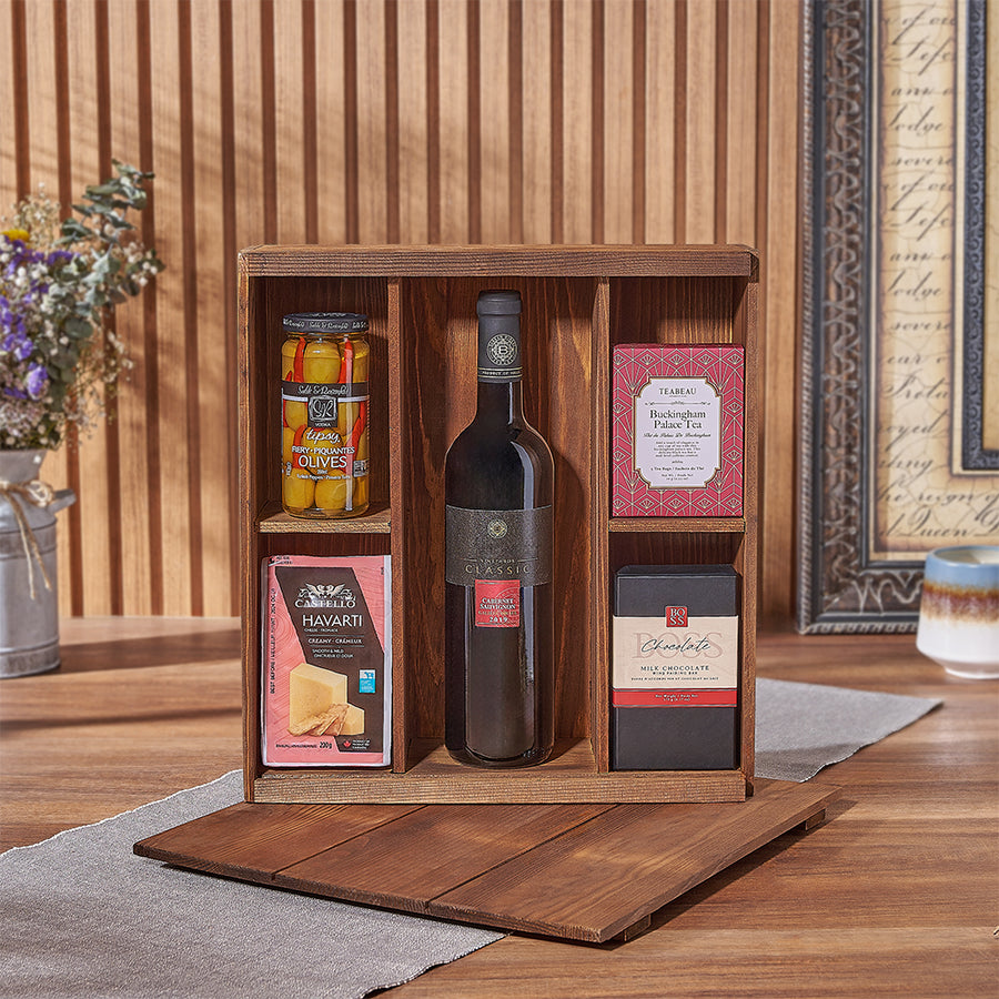 The Deluxe Kosher Wine Box boasts treats for any occasion, Montreal delivery