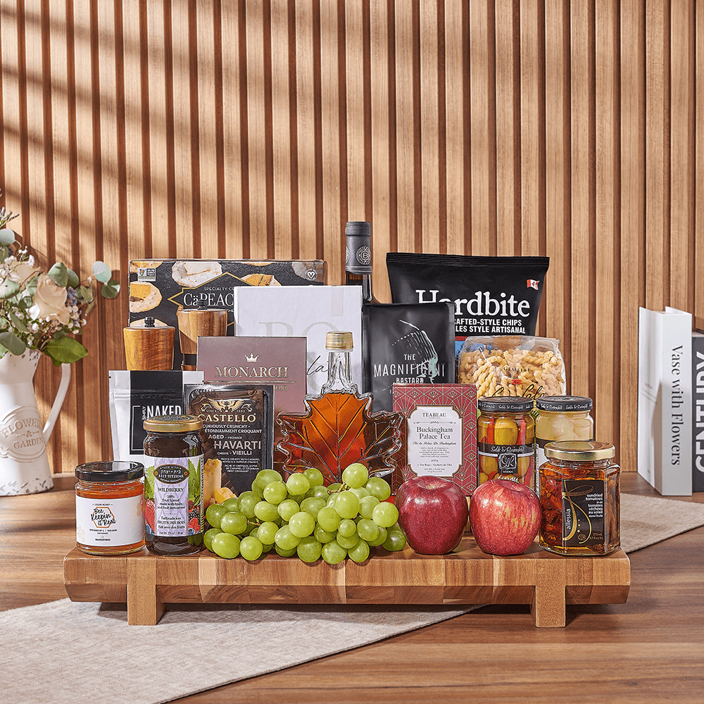 Great Kosher Gift Board, kosher gift, kosher, wine gift, wine, kosher wine gift, kosher wine, fruit gift, fruit, Montreal delivery