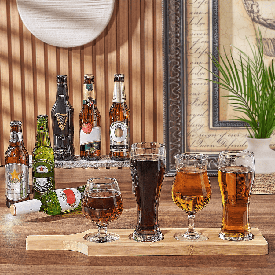 Beer Flight Sampler, beer gift, beer, beer flight board gift, beer flight board, Montreal delivery