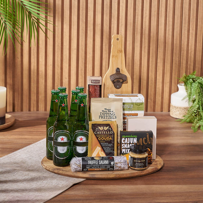 Beer & Cheese Lover's Basket, beer gift, beer, charcuterie gift, charcuterie, Montreal delivery