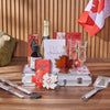 Canada Day Champagne Grilling Gift, champagne gift, champagne, sparkling wine gift, sparkling wine, canada day gift, canada day, grill gift, grill, Montreal delivery