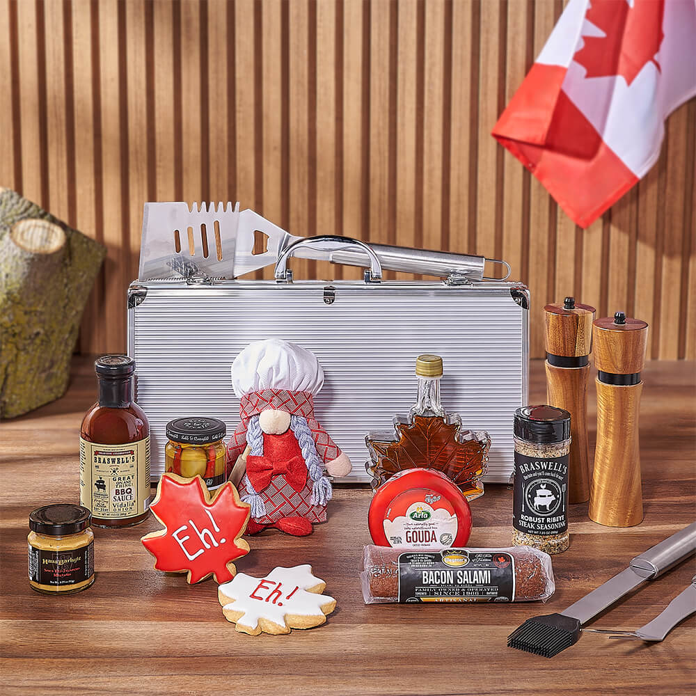 Canada Day Grill Master Gift Set – how the gift is presented