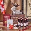 Canada Day Sweet Treat & Beer Gift, beer gift, beer, canada day gift, canada day, cookie gift, cookie, Montreal delivery