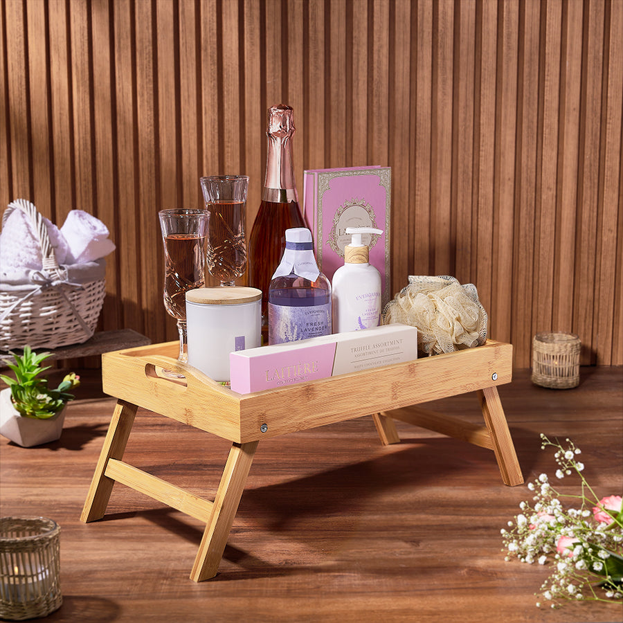 Carleton Luxurious Celebration Gift Basket, champagne gift basket, champagne, spa gift basket, spa, Montreal delivery