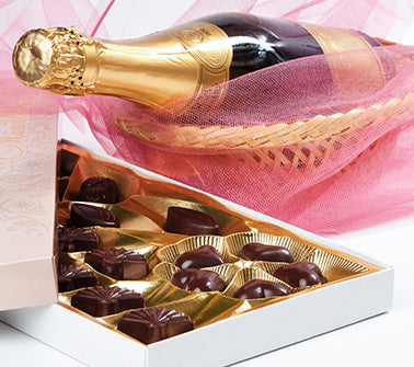 Champagne & Chocolate Gift Baskets - Montreal Baskets