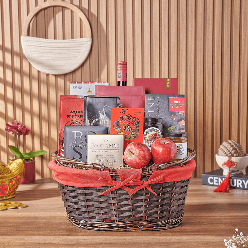 Chinese New Year Wine & Feast Gift, wine gift, wine, chinese new year gift, chinese new year, lunar new year gift, lunar new year, Montreal delivery