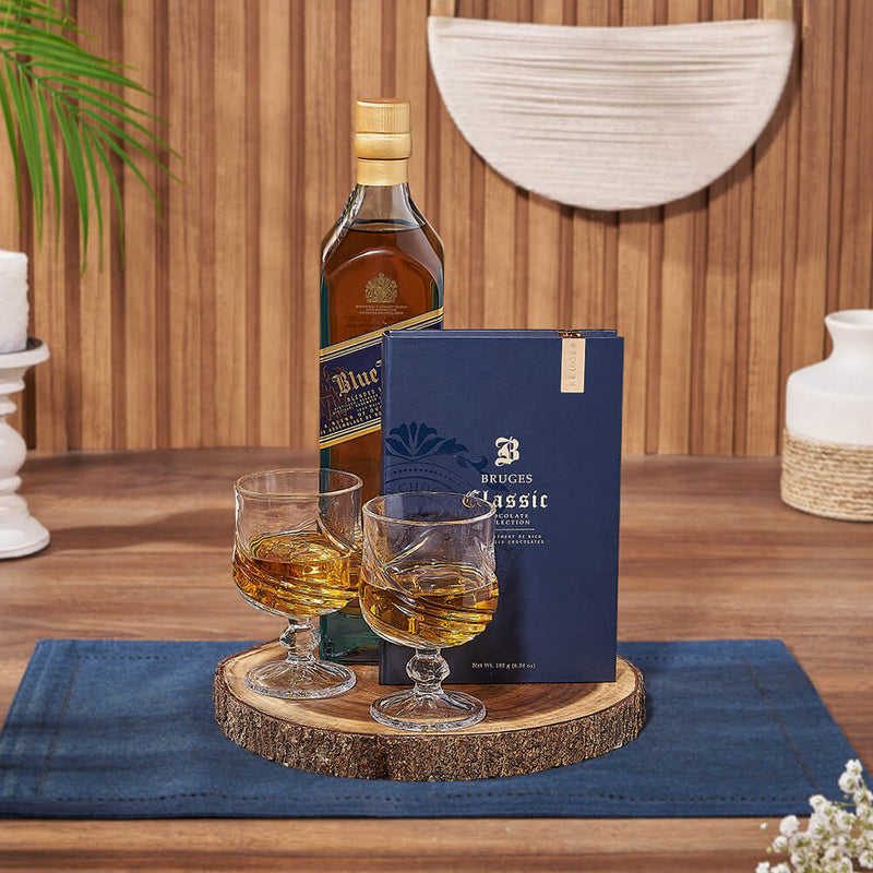 Chocolate & Liquor Sharing Gift Set, liquor gift, liquor, chocolate gift, chocolate, Montreal delivery