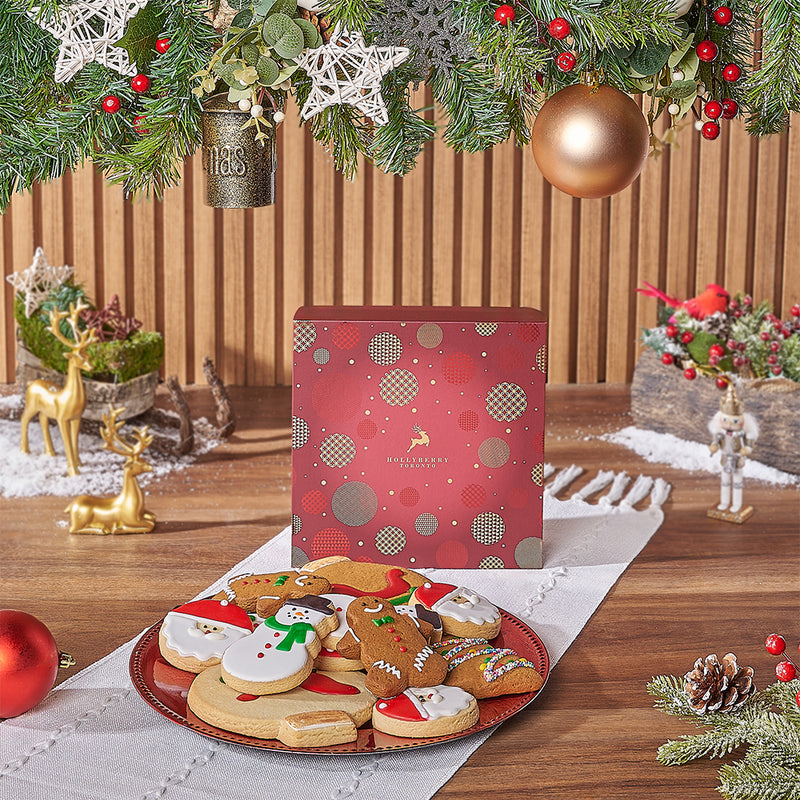Christmas Cookie Gift Box, christmas gift, christmas, cookie gift, cookie, Montreal delivery