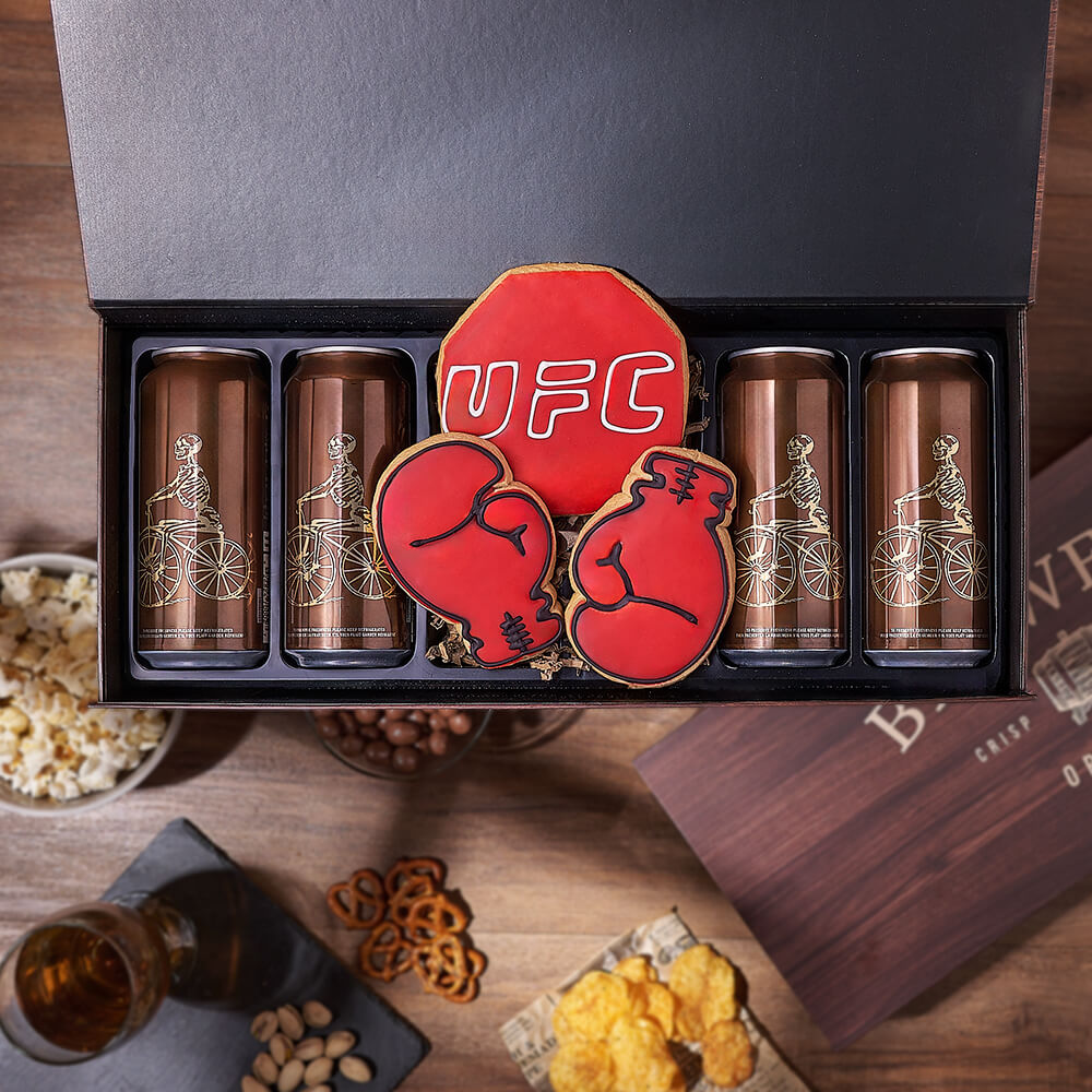 Craft Beer &amp; Boxing Gift Box, beer gift, beer, sports gift, sports, boxing gift, boxing, Montreal delivery