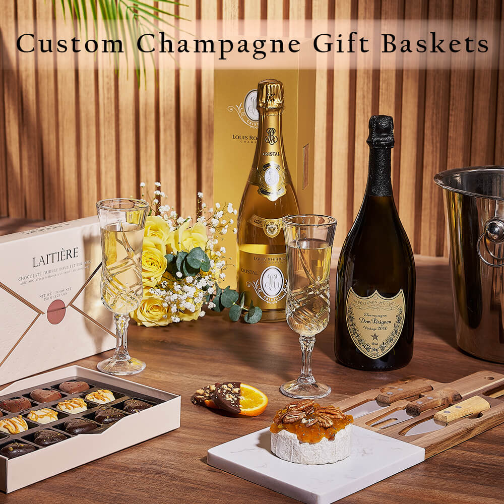 Custom Champagne Gift Baskets Montreal Baskets Montreal Delivery