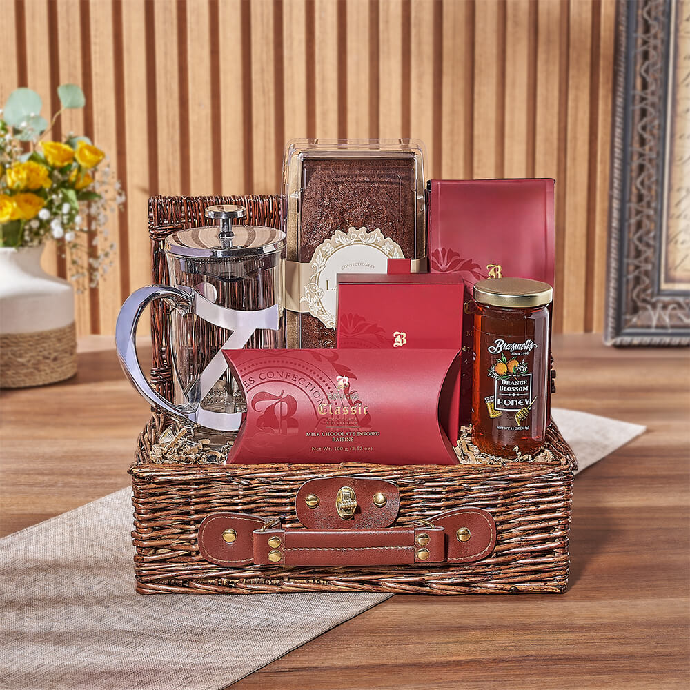 Danforth Coffee &amp; Sweets Basket, coffee gift, coffee, chocolate gift, chocolate, Montreal delivery