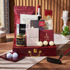 Executive Golf Wine & Snack Gift Set, wine gift, wine, chocolate gift, chocolate, golf gift, golf, Montreal delivery