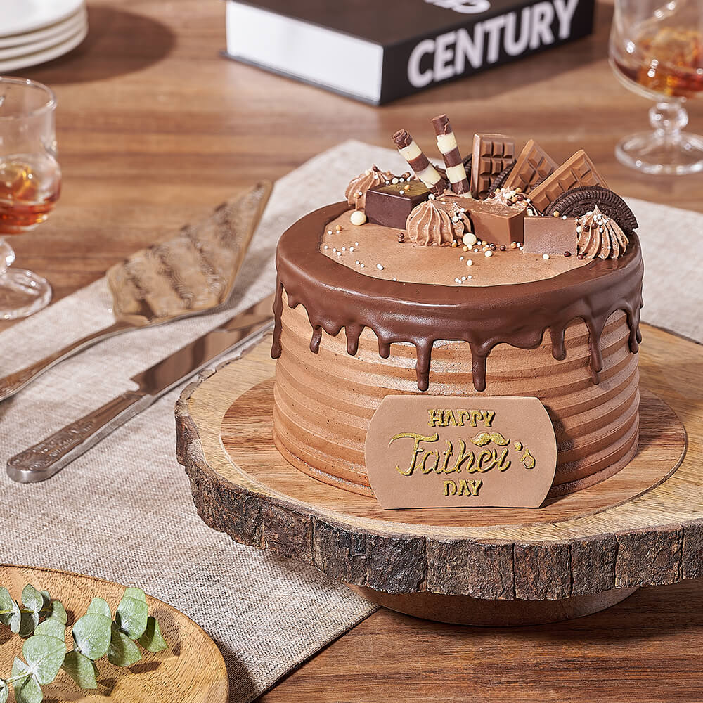 Father's Day Chocolate Topped Cake 6 Inch – the cake