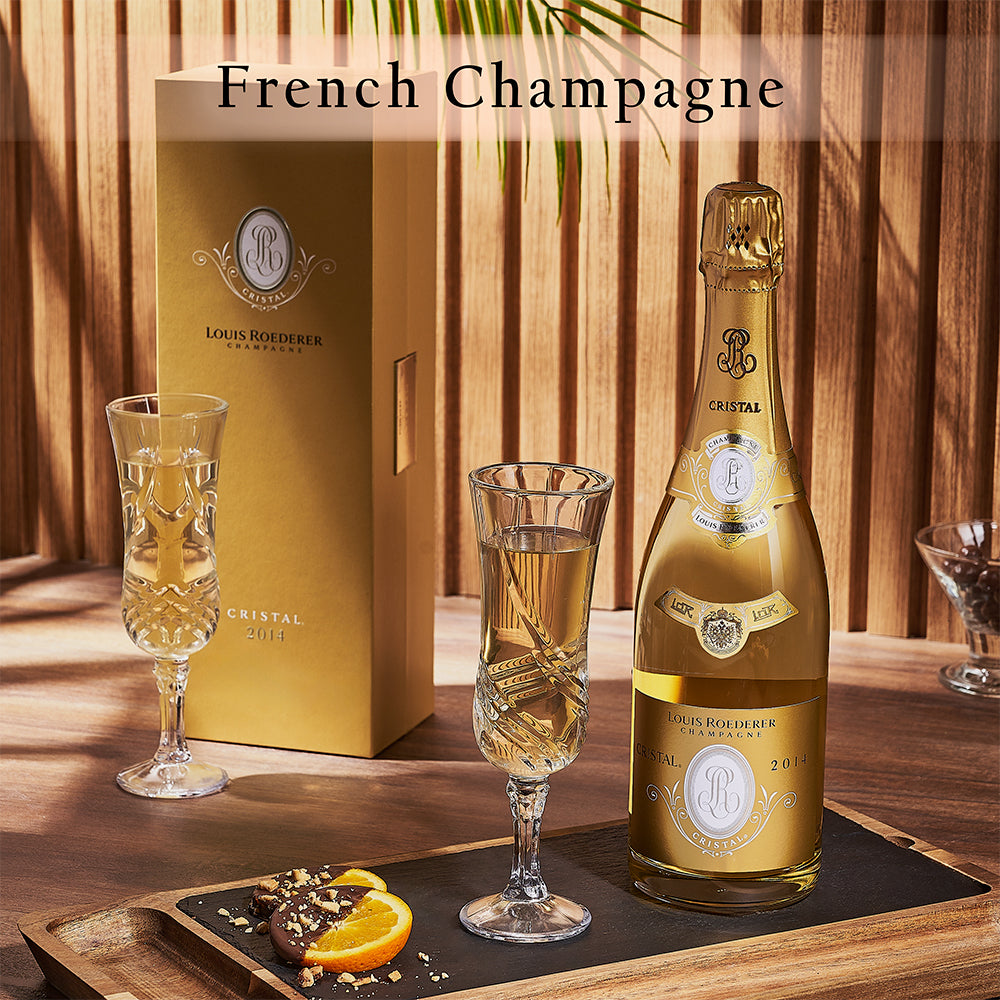 French Champagne Gift Bottle – how the gift is presented
