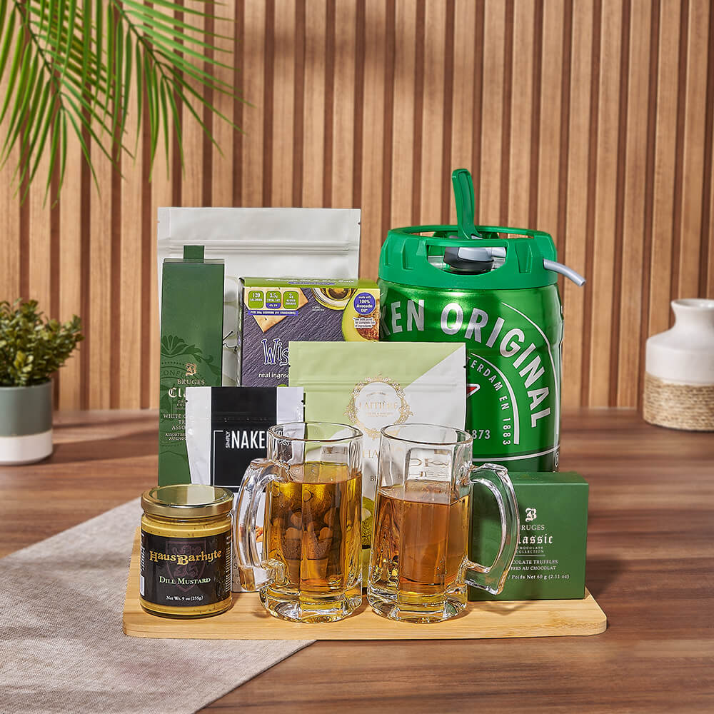 Guildwood Beer & Snacks Basket, beer gift, beer, snack gift, snack, Montreal delivery