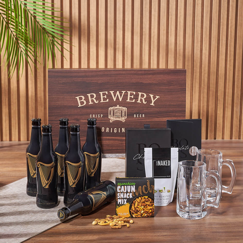 Guinness &amp; Goodies Gift Set, beer gift, beer, guinness gift, guinness, snack gift, snack, Montreal delivery