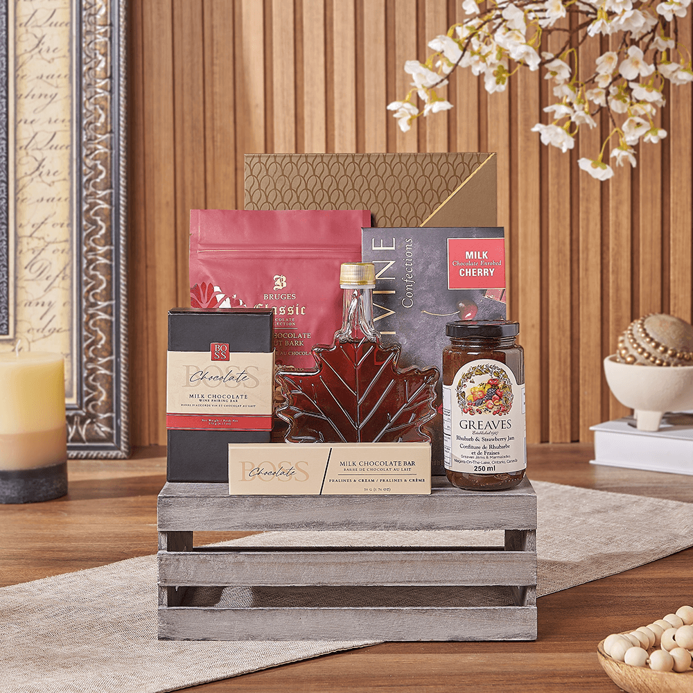 Halal Treat Gift Crate – how the gift is presented