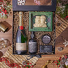 Holiday Bubbly & Spa Gift Box from Montreal Baskets - Champagne Gift Set - Montreal Delivery