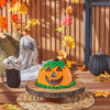 Jack-O-Lantern Cake, halloween gift, halloween, cake gift, cake, pumpkin cake gift, pumpkin cake, Montreal delivery