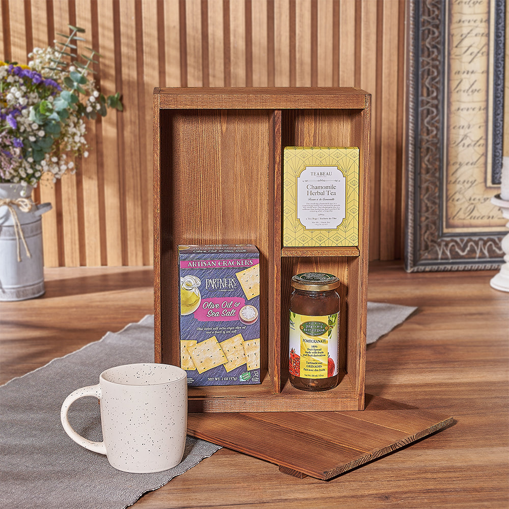 Kosher Chamomile Tea Gift Box – how the gift is presented