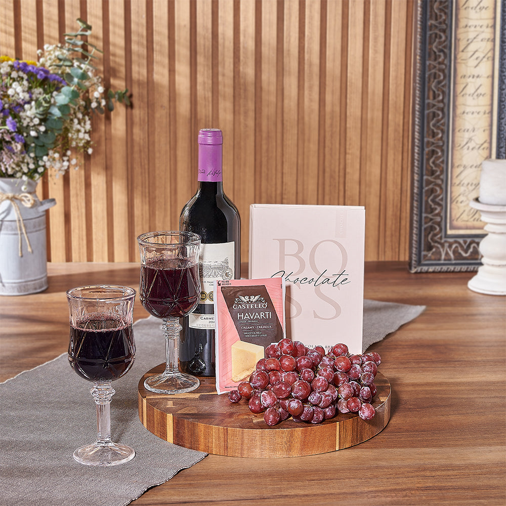 Kosher Wine &amp; Cheese Gift Basket
Montreal Baskets- Montreal Delivery