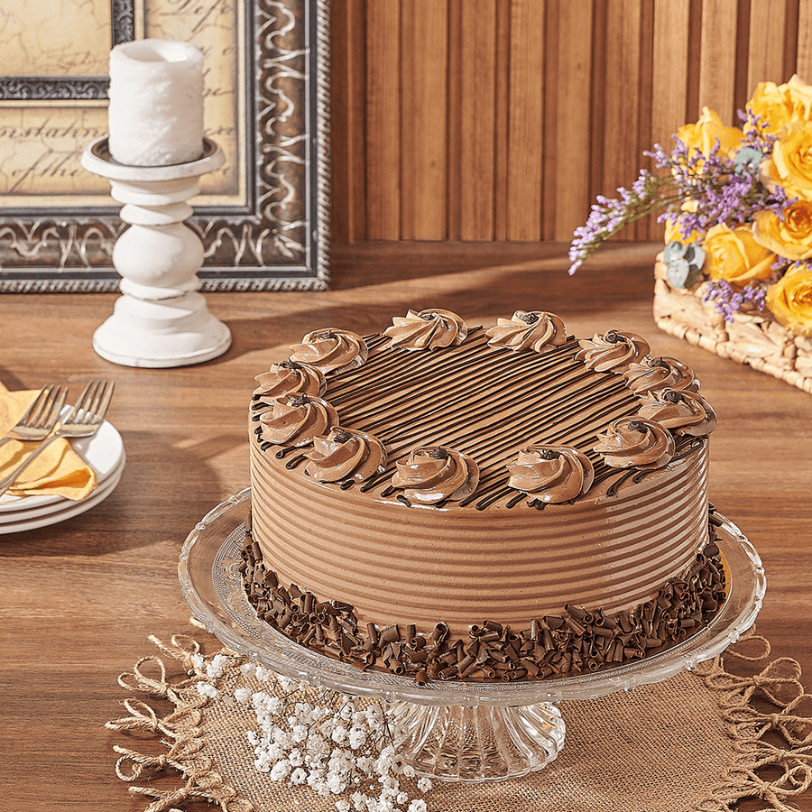 Custom Thank You Gift Baskets - 9-Inch Whipped Hazelnut Spread Cake