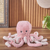 Large Pink Octopus Plush, plush gift, plush, toy gift, toy, Montreal delivery