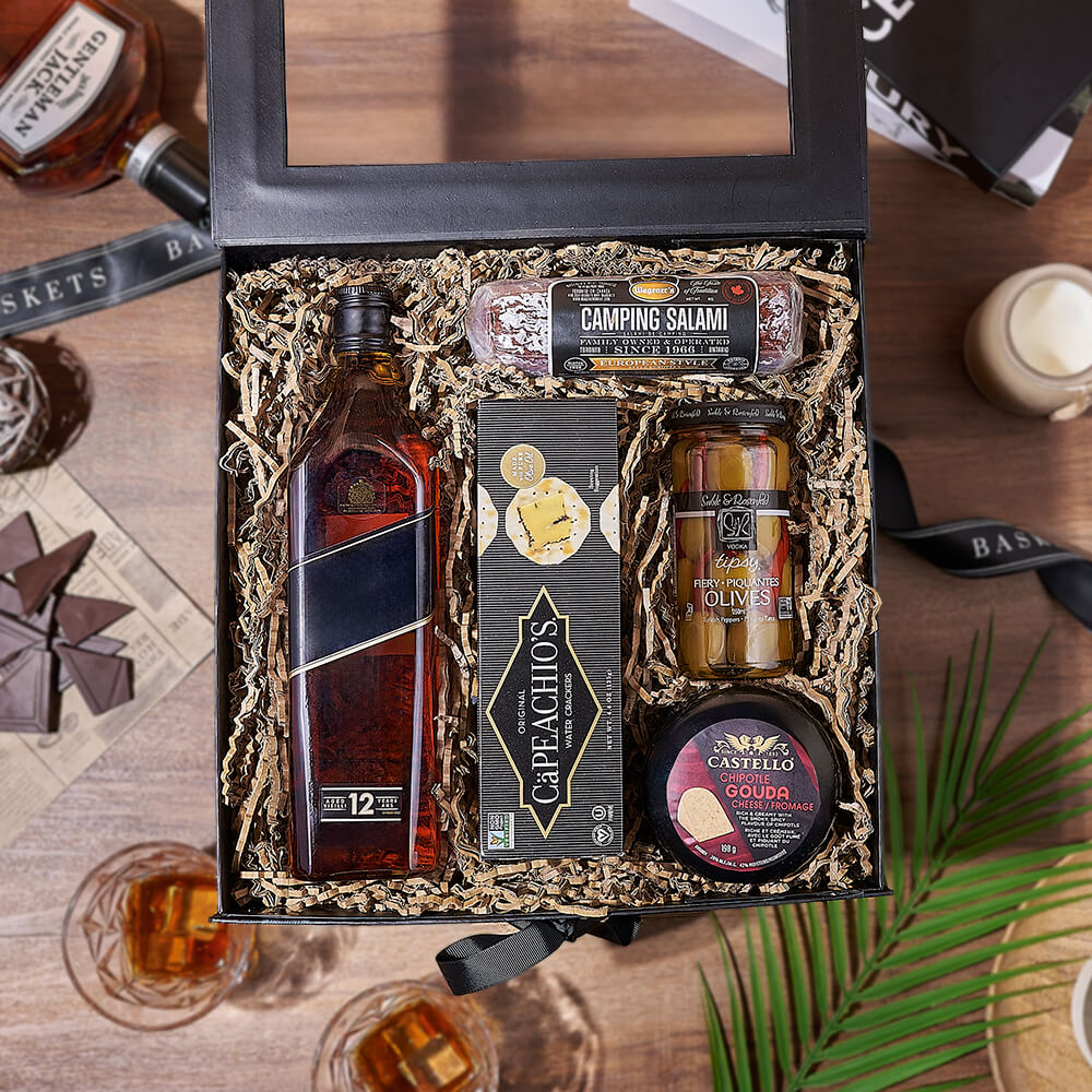 Liquor & Charcuterie Gift Box, liquor gift, liquor, charcuterie gift, charcuterie, Montreal delivery