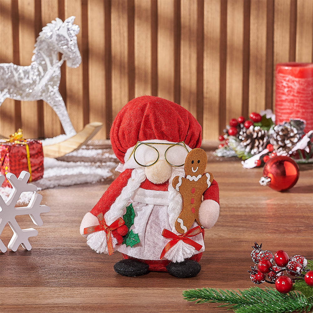 Mrs. Claus Plush, plush gift, plush, Christmas gift, Christmas, Montreal delivery